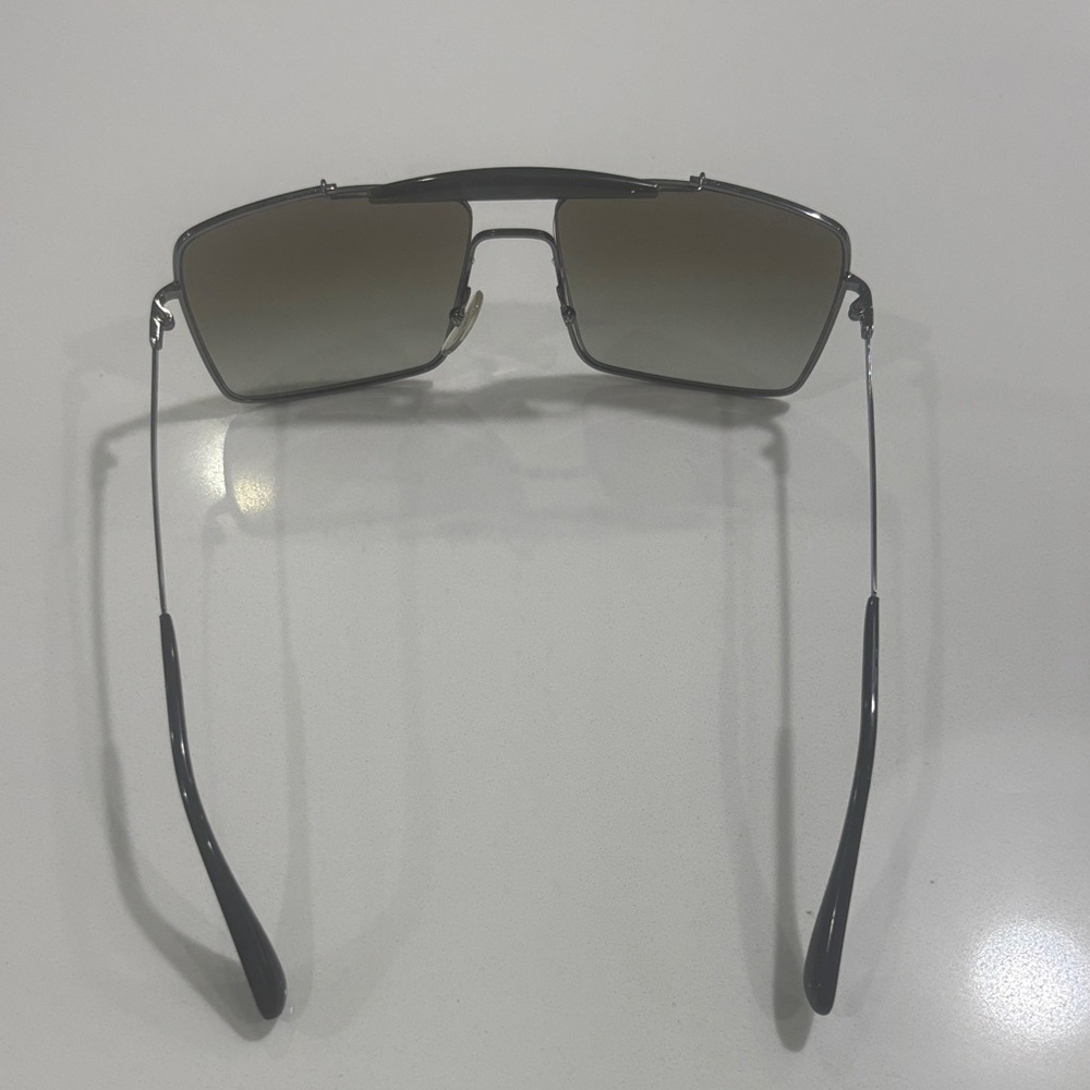 Prada Black Rectangular Aviator Sunglasses - image 3